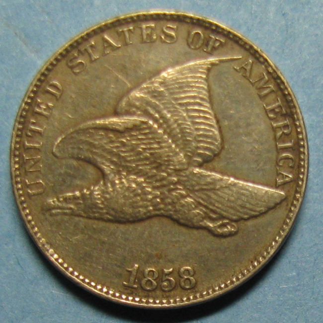 1858-LL-Flying-Eagle-Cent---Is-It-Cleaned?